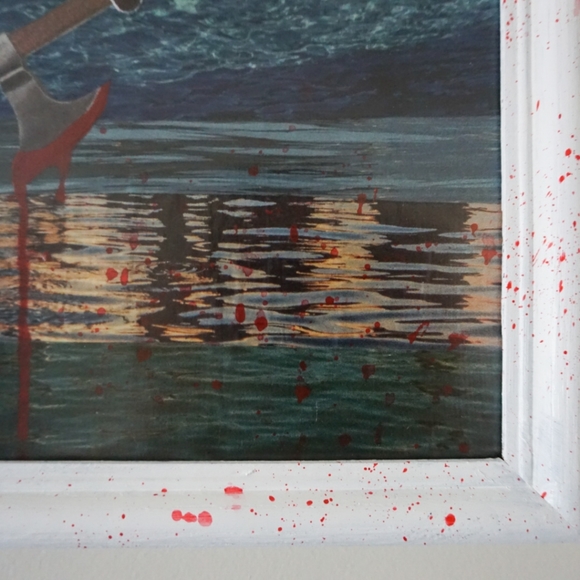 Killer Whale Mixed Media Collage - Picture 2 of 4